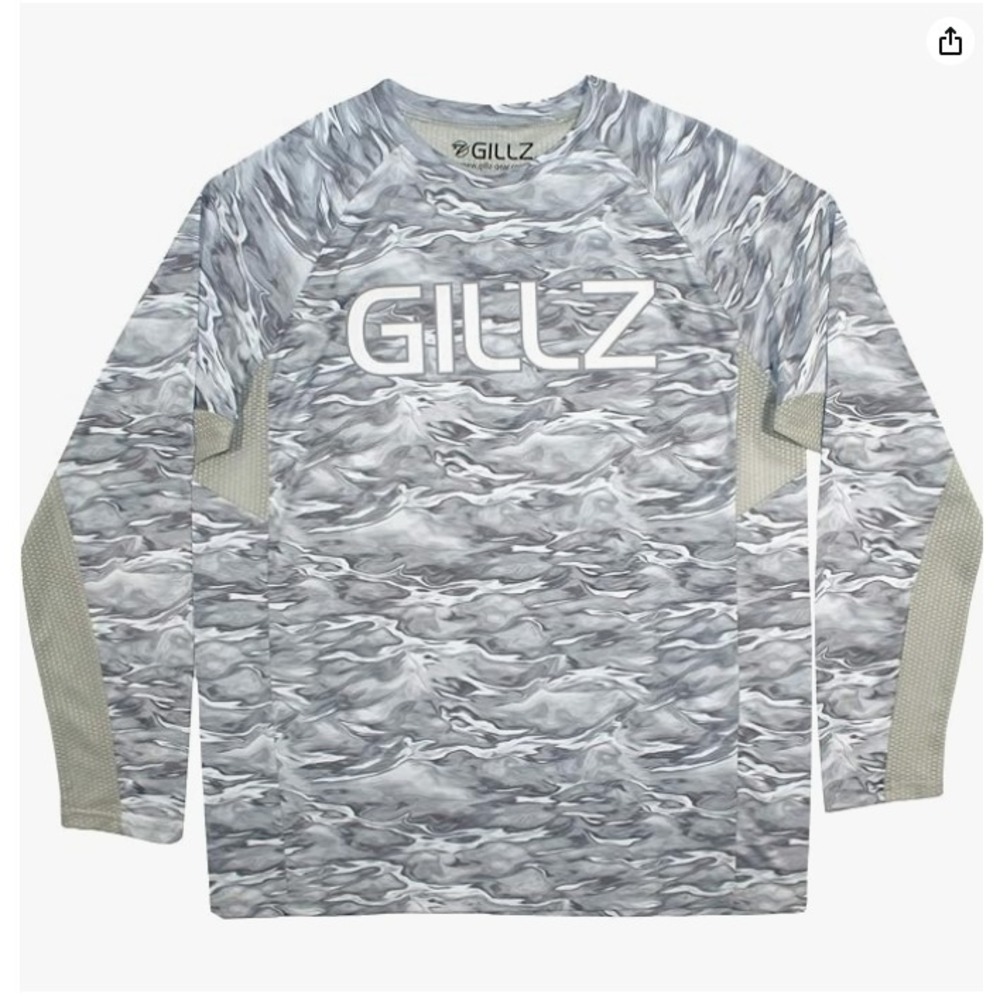 Gillz Men's Size S - Tournament UV Protective Lightweight Moisture Breathable